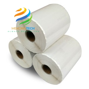 Giấy in mã vạch bằng nguyên liệu decal nhựa PVC nhỏ gọn, sử dụng được lâu dài, có giá thành rẻ